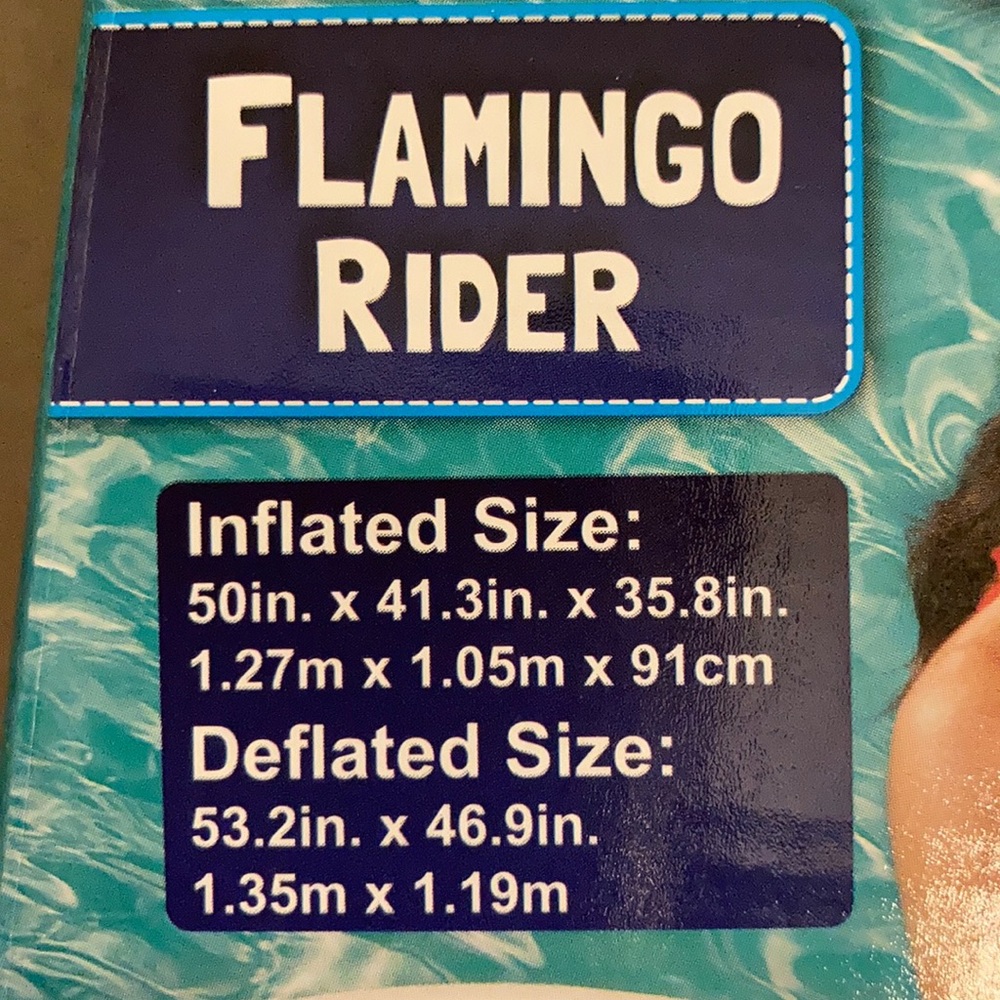 NEW H2O GO Flamingo Rider - Inflatable Pool Float - Picture 4 of 4